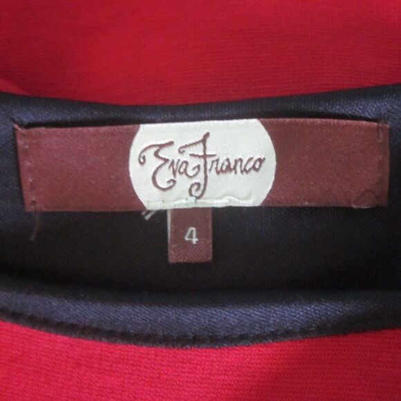 Eva Franco Womens Size 4 Red Knee Length Pullover Tank Dress - Picture 2 of 10